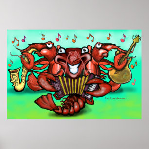 Crayfish Band Poster