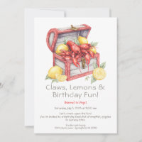 Crayfish & Lemon Treasure Chest Birthday