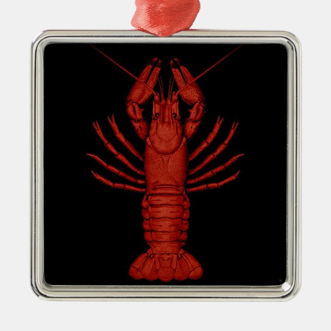Crayfish Metal Tree Decoration (Front)