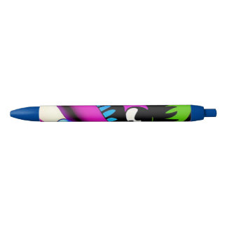 craying for you pshycodelic black ink pen