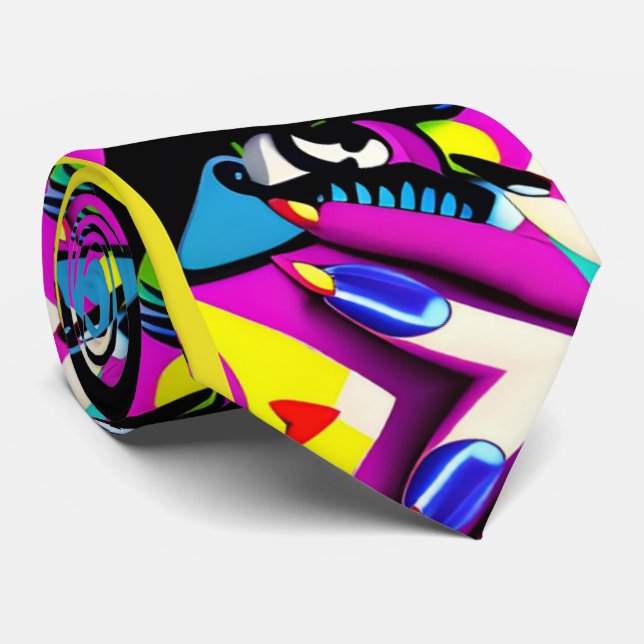 craying for you pshycodelic editable tie (Rolled)
