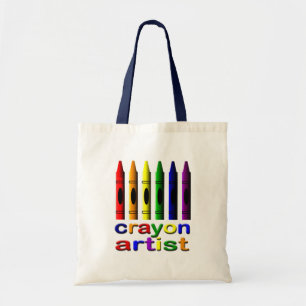 Crayon Artist Tote Bag