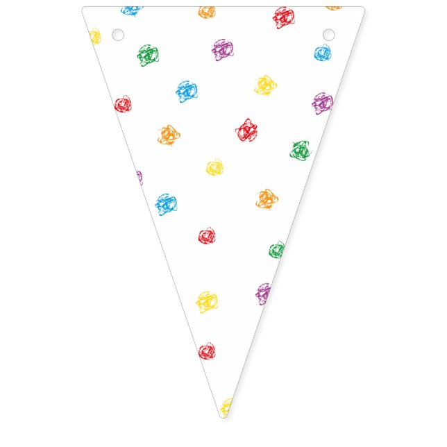 Crayon bunting (First Flag)