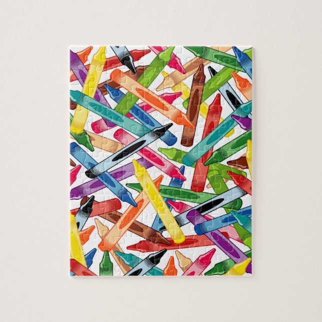 Crayon Challenge, white background, Jigsaw Puzzle (Vertical)