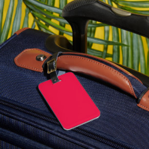 Crayon Colour Red Luggage Tag