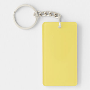 Crayon Colour Yellow Acrylic Keychain Choose Style