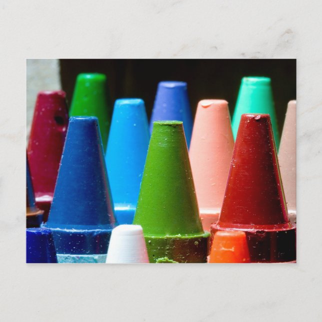 Crayon Colours Postcard (Front)