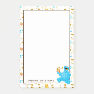 Crayon Cookie Monster Cookie Pattern Post-it Notes