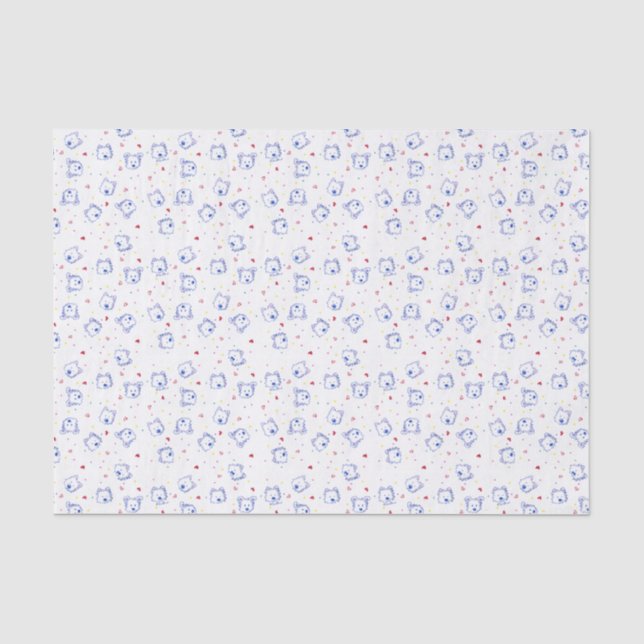 Crayon Cuties Westie Tissue Paper (Front)
