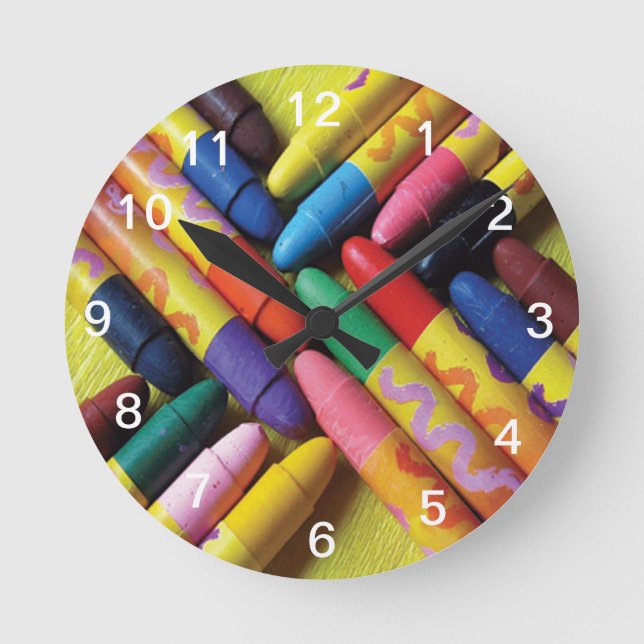 Crayon Designed Clock (Front)