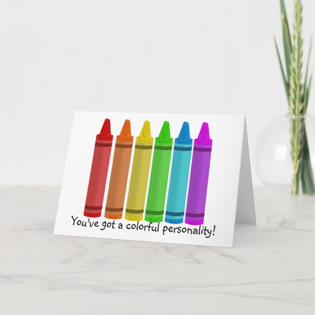 Crayon Greeting Card (Front)