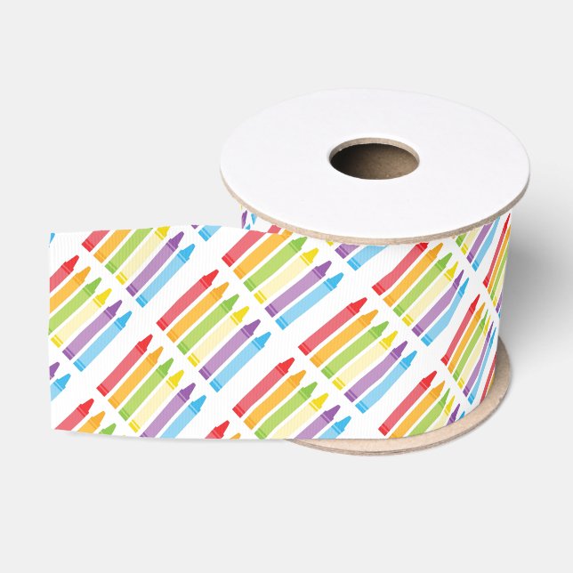 Crayon Ribbon Grosgrain Ribbon (Spool)