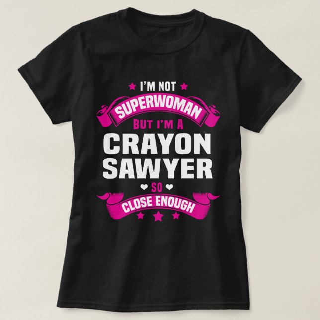 Crayon Sawyer T-Shirt (Design Front)