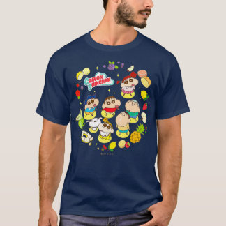 Crayon Shin-chan A lot of fruit Dessert Time T-Shirt
