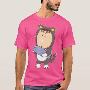 Crayon Shin-chan Kitten Play party Bo-chan T-Shirt