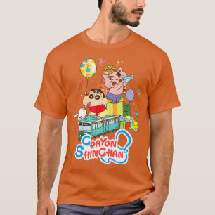Crayon Shin-chan Shin-chan and train party time T-Shirt