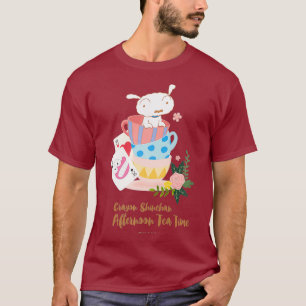 Crayon Shin-chan Shiros cup tea time Premium T-Shirt