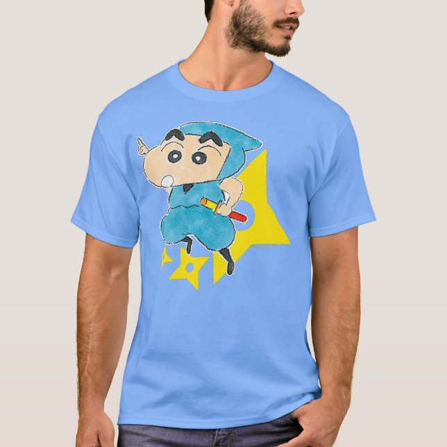 Crayon Shin-chan Transforms into a ninja T-Shirt (Front)