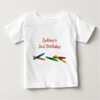 Crayons Birthday Kid's T-Shirt