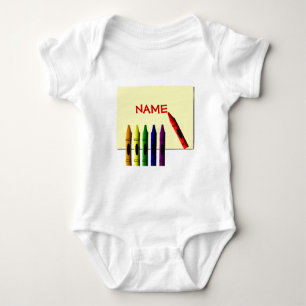 Crayons Colour Name Crayon Infant Creeper
