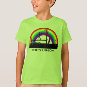 Crayons Colouring Crayon Rainbow Yellow T-Shirt