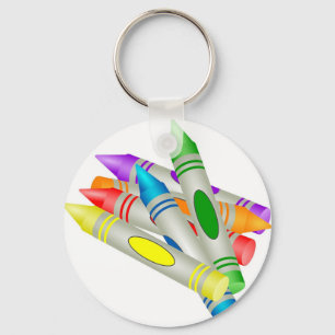 Crayons Key Ring