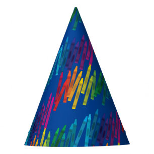 Crayons Kids Birthday Party Art Cute Colorful Hat