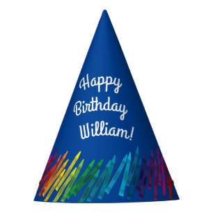 Crayons Kids Birthday Party Art Cute Colourful Hat