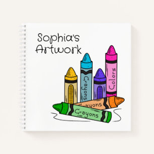 Crayons notebook