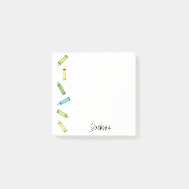 Crayons Post-it Notes (Front)