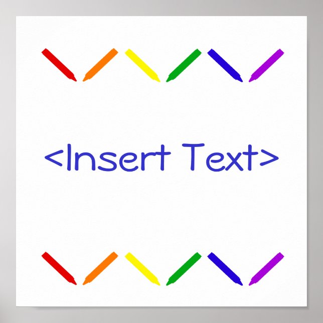 Crayons Poster (Front)