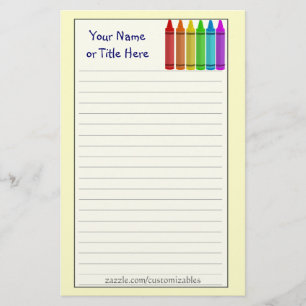 Crayons Stationary Stationery