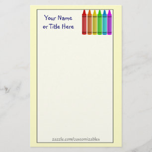 Crayons Stationery
