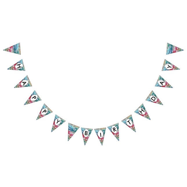 Crayons texture bunting  (All)