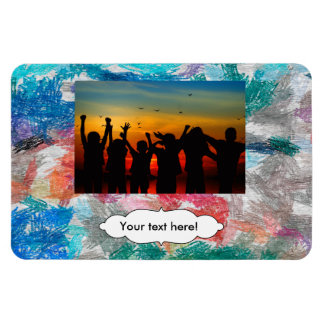 Crayons texture magnet