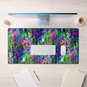 Crazee Squiggly Garden.... Desk Mat