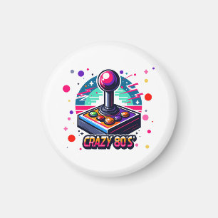 crazy 80s old School Style Magnet