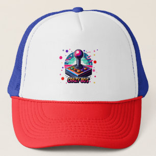 crazy 80s old School Style Trucker Hat