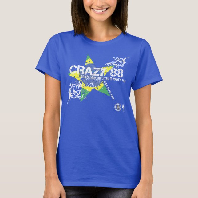 CRAZY 88 BRAZILIAN STAR T-Shirt (Front)