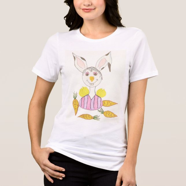Crazy About Carrots Tri-Blend Shirt (Front)