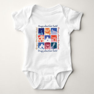 Crazy About Her Cats Baby Bodysuit
