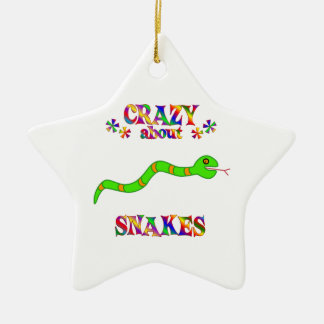 Crazy About Snakes Ceramic Tree Decoration