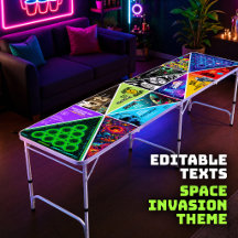 Crazy Aliens Space party full graphics EDITABLE