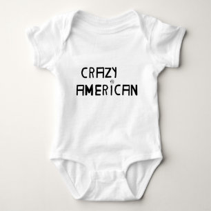 CRAZY AMERICAN BABIES BABY BODYSUIT