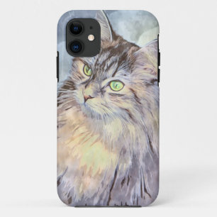 Crazy And Adorable Kitty Case-Mate iPhone Case