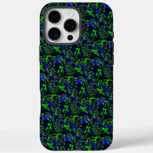 Crazy Artdeco in Funky Rainbow Style iPhone 16 Pro Max Case