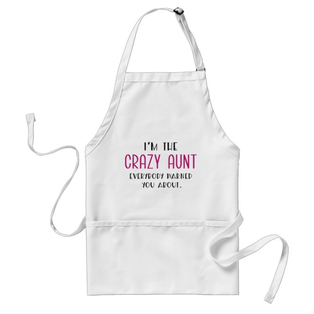 Crazy Aunt Standard Apron (Front)