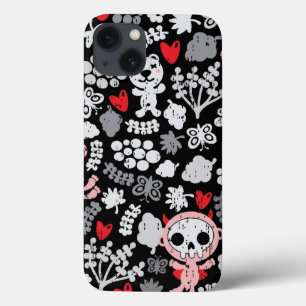 Crazy babies pattern iPhone 13 case