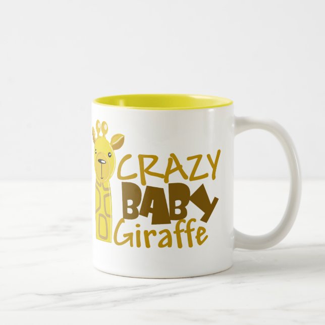 Crazy Baby Giraffe Mug (Right)