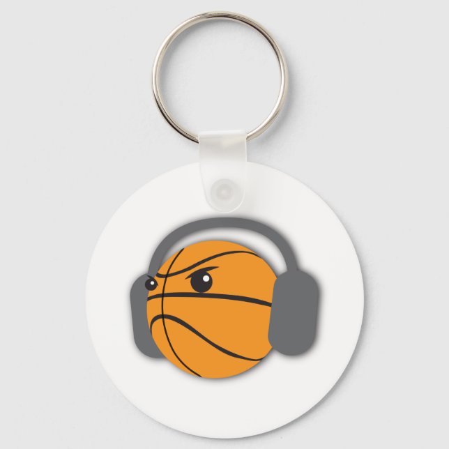 Crazy Basketball Key Ring (Front)